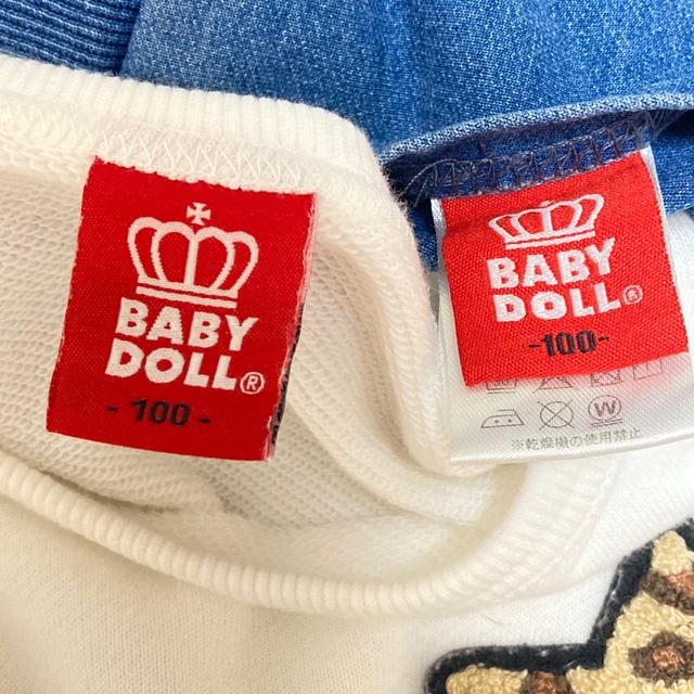 BABYDOLL(ベビードール)の2way◎ BABYDOLL 子供 トレーナー パーカー ベスト 100 キッズ/ベビー/マタニティのキッズ服男の子用(90cm~)(ジャケット/上着)の商品写真