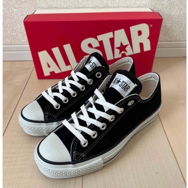 ブラック素材【CONVERSE】SUEDE ALL STAR J OX 日本製