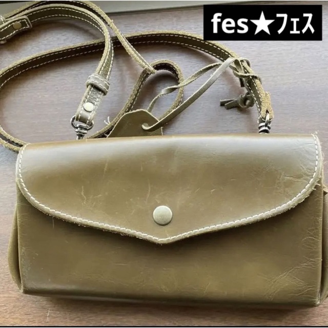 ☆fes☆フェス☆レザー お財布 ショルダーバッグ ポシェット