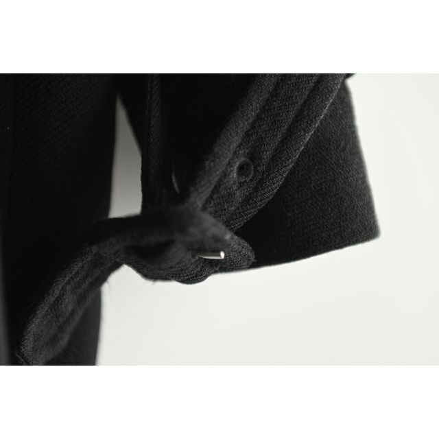 Maison Martin Margiela(マルタンマルジェラ)のマルタン1　変形ブラックコートジャケット　36 レディースのジャケット/アウター(トレンチコート)の商品写真