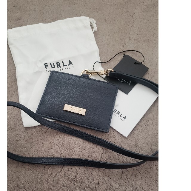 Furla - 訳あり タグ付き フルラ パスケース ネイビーの通販 by エル's