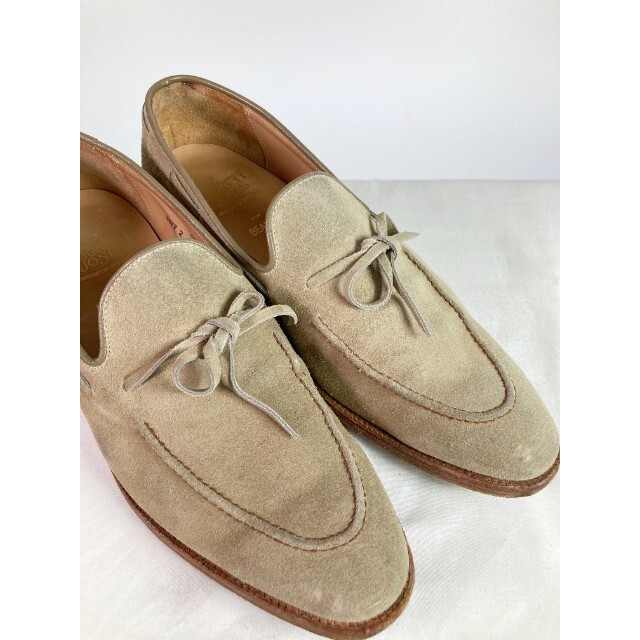 Crockett&Jones(クロケットアンドジョーンズ)の★クロケットアンドジョーンズ ビームス スエードローファー size8E メンズの靴/シューズ(ドレス/ビジネス)の商品写真