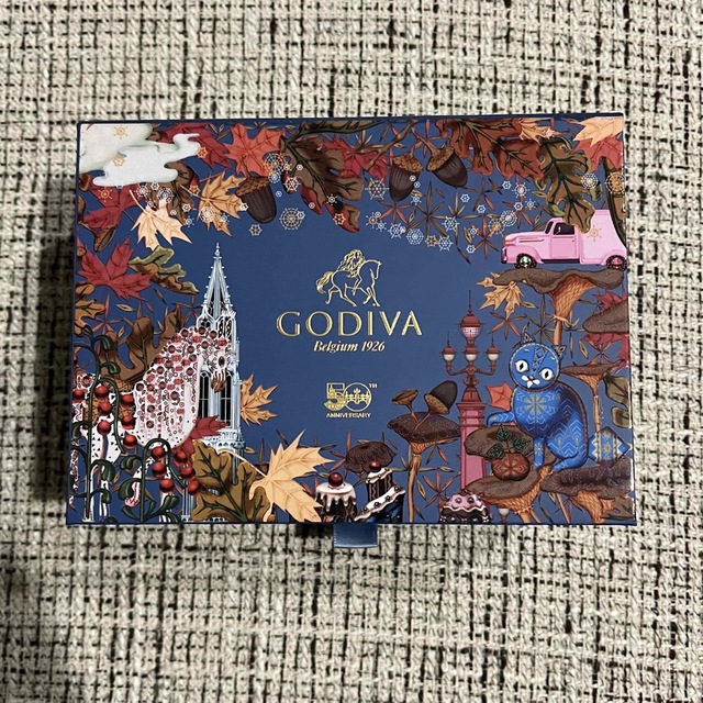 GODIVA(ゴディバ)のGODIVA 50周年　チョコレート　空箱 その他のその他(その他)の商品写真