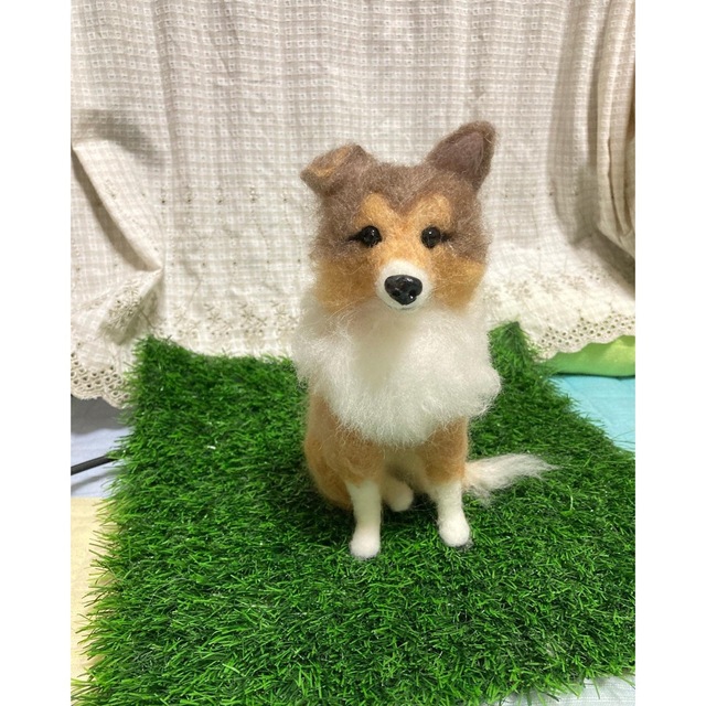 オーダーメイドオーダー見本 羊毛フェルト犬