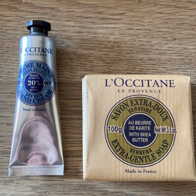 L'OCCITANE(ロクシタン)の【ご成約済み】ロクシタン　化粧石鹸＆ハンドクリーム コスメ/美容のボディケア(ハンドクリーム)の商品写真