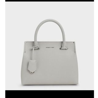 チャールズアンドキース(Charles and Keith)のチャールズアンドキース　ダブルハンドルトートバッグ(ハンドバッグ)