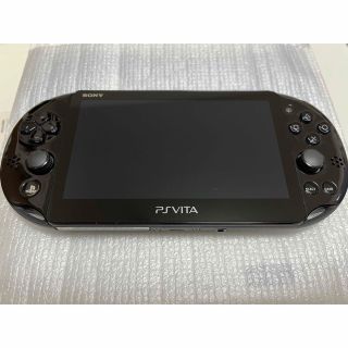 プレイステーションヴィータ(PlayStation Vita)のPS Vita Wi-Fiモデル ブラック PCH-2000ZA11(携帯用ゲーム機本体)