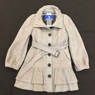 バーバリーブルーレーベル(BURBERRY BLUE LABEL)のBurberry ブルーレーベル コート サイズ36 グレー系(ピーコート)