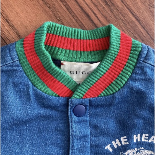 Gucci(グッチ)のグッチ　デニム　アウター　ジャンパー　ジージャン　ジャケット キッズ/ベビー/マタニティのキッズ服男の子用(90cm~)(ジャケット/上着)の商品写真