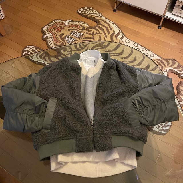 サカイ sacai ニット×シャツ　トップス　MA1レディース