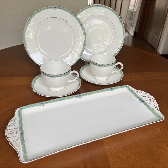 未使用美品】ウェッジウッド☆ジェイド☆Tea for two まとめ買いでお得 ...