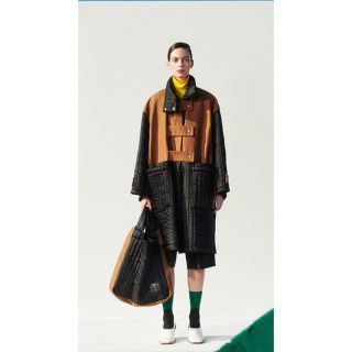 レア MARNI マルニ アシンメトリー ギャザー ジップ ワンピース/コート