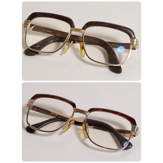 老眼鏡❤️超美品❤️クリスチャンディオール折り畳み式 ハーフアイ