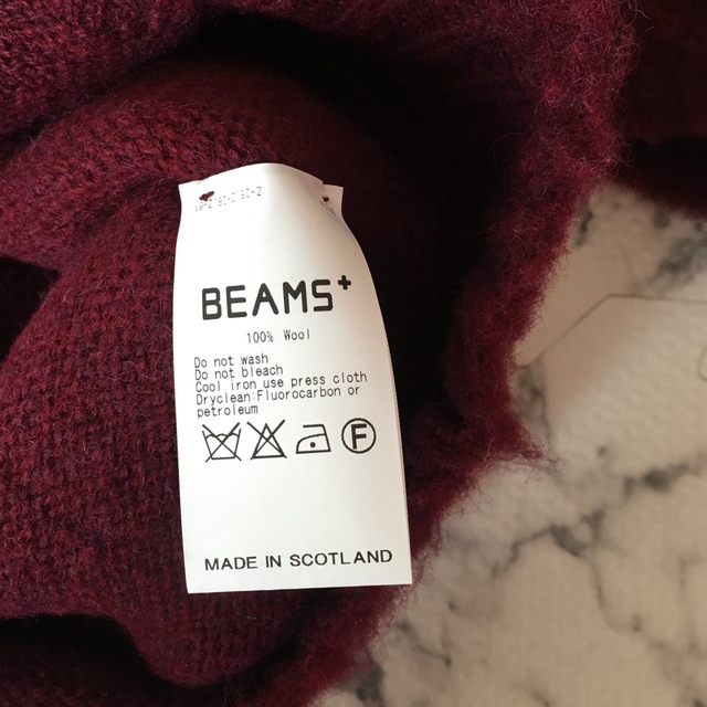BEAMS(ビームス)のbeams ウール100% セーター　美品 メンズのトップス(ニット/セーター)の商品写真