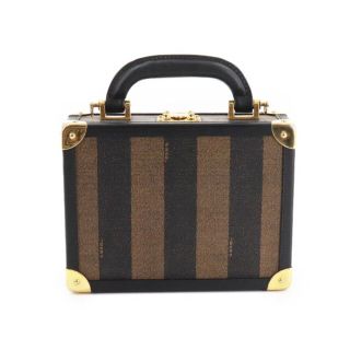 フェンディ FENDI ペカン トランク型 2way ハンド ショルダー