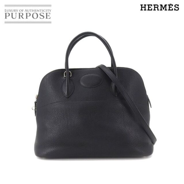 Hermes - エルメス HERMES ボリード 35 2way ハンド ショルダー バッグ トリヨンクレマンス ブラック □K刻印 シルバー 金具 VLP 90170460