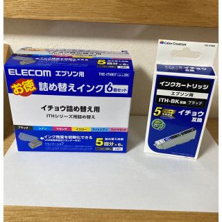 エプソン(EPSON)の詰め替えインク　エプソン　ＩＴＨ−６ＣＬ対応　THE-ITHKIT(OA機器)