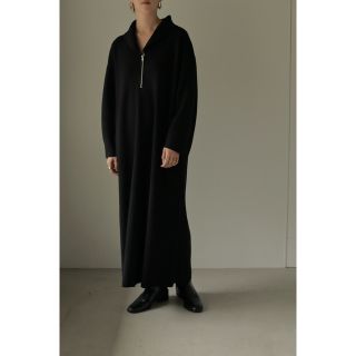 クラネ(CLANE)の新品タグ付きmanof  SHAWL COLLAR KNIT ONE PIECE(ロングワンピース/マキシワンピース)