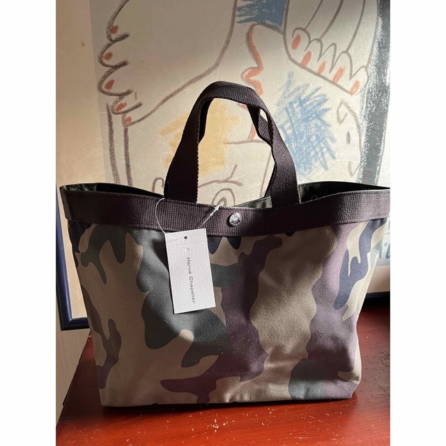 Herve Chapelier(エルベシャプリエ)の新品エルベシャプリエ  カモフラージュ レディースのバッグ(トートバッグ)の商品写真