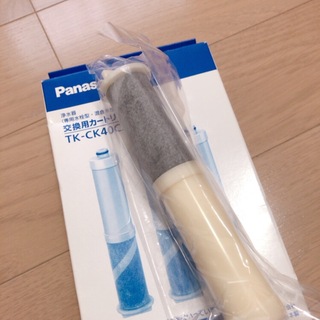 パナソニック(Panasonic)の【新品】パナソニック　水栓型浄水器 カートリッジTK-CK40C1(浄水機)