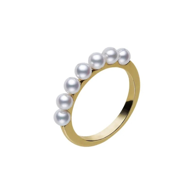 ☆韓国の慰安婦像☆ mikimoto(ミキモト) リング美品 - レッド