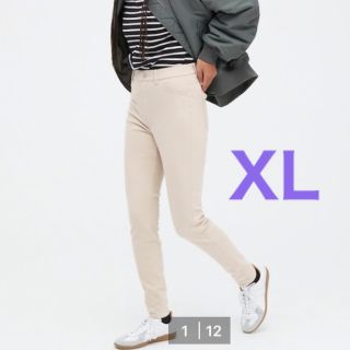 ユニクロ(UNIQLO)の新品　ユニクロ　ヒートテックウルトラストレッチハイライズレギンスパンツ　XL(スキニーパンツ)