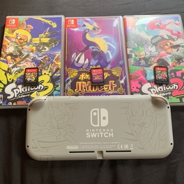 ニンテンドーSwitchライト　&スプラトゥーン2.3 、ポケモンバイオレット