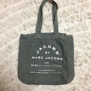 マークジェイコブス(MARC JACOBS)のMARC コットントートバッグ グレー(エコバッグ)