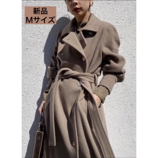 Ameri VINTAGE(アメリヴィンテージ)の新品【Ameri VINTAGE 】 POOFY FLARE LONG COAT レディースのジャケット/アウター(ロングコート)の商品写真