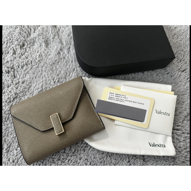 Valextra - valextra オイスターグレー 財布 ウォレット