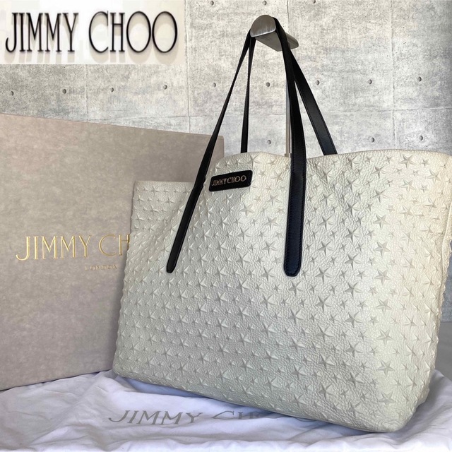 ランキングや新製品 JIMMY CHOO エンボストートバッグ CHALK PIMLICO