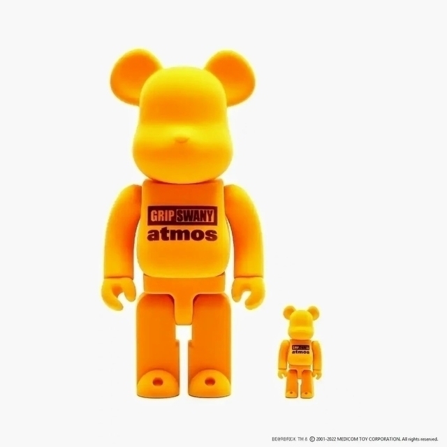 BE@RBRICK - BE@RBRICK atmos×GRIP SWANY 100%&400%の通販 by トイ ...