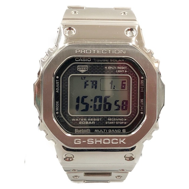 CASIO(カシオ)の〇〇CASIO カシオ デジタル 電波ソーラー G-SHOCK ジーショック GMW-B5000D-1JF シルバー メンズの時計(腕時計(アナログ))の商品写真