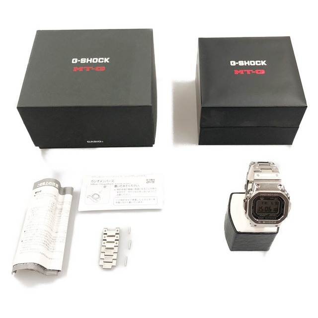 CASIO(カシオ)の〇〇CASIO カシオ デジタル 電波ソーラー G-SHOCK ジーショック GMW-B5000D-1JF シルバー メンズの時計(腕時計(アナログ))の商品写真