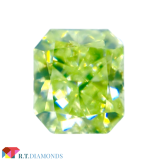 FANCY INTENSE YELLOW GREEN 0.916ct RCT(その他)