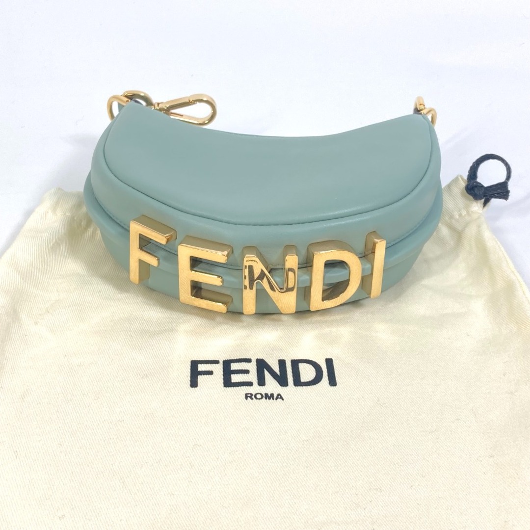 FENDI - フェンディ FENDI ナノ フェンディグラフィ 7AS089 ロゴ