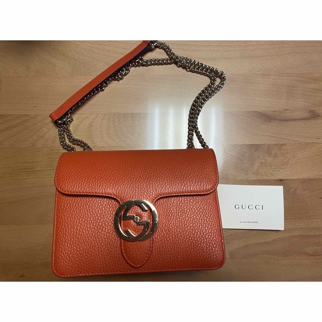 Gucci(グッチ)のGUCCI グッチ　インターロッキングGチェーンショルダーバック レディースのバッグ(ショルダーバッグ)の商品写真