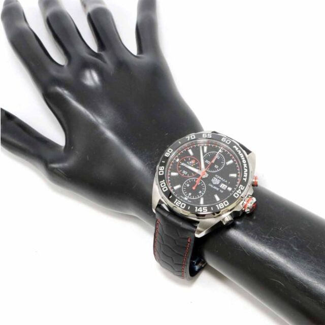 未使用 展示品 タグホイヤー TAG HEUER フォーミュラ1 マリオカート CAZ201E クロノグラフ デイト 自動巻き Formula 1 VLP 90178766