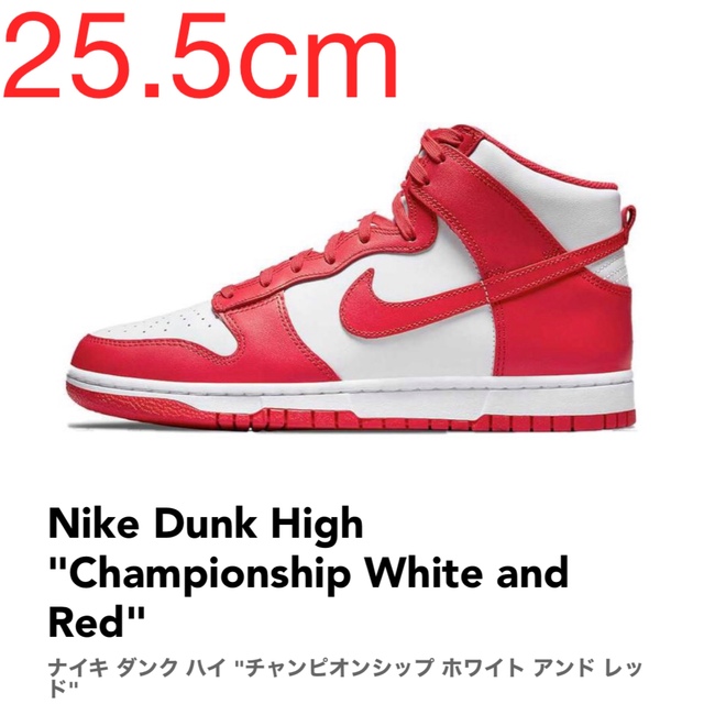 【25.5cm】Nike Dunk High "Championship W/R