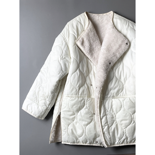 入荷中 HM ヒョウ柄ジャケット 袖チャック コットン100% Mサイズ
