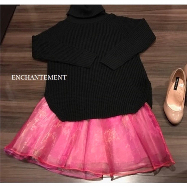 新品 ENCHANTEMENT ❤︎ オーガンジー スカート ピンク