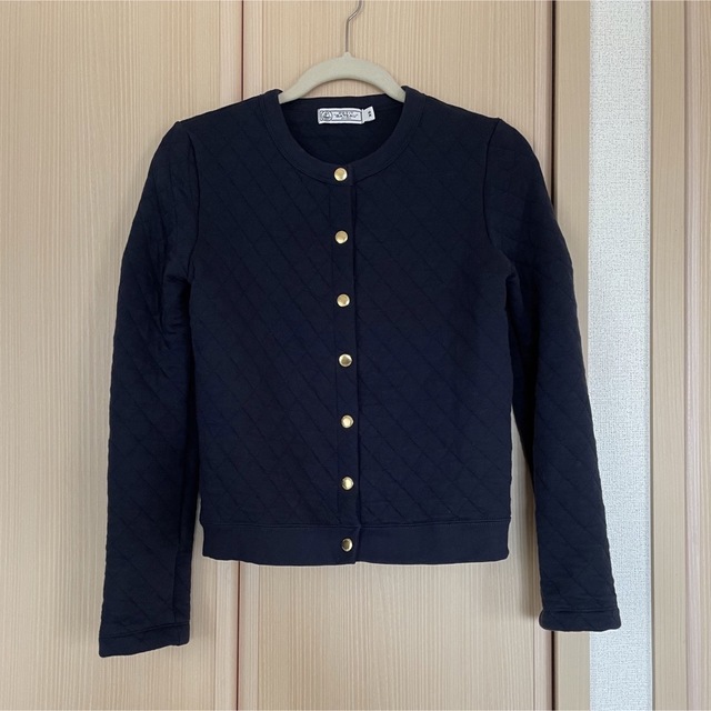 PETIT BATEAU(プチバトー)の試着のみ　プチバトー　チュビックキルティングカーディガン　レディース レディースのトップス(カーディガン)の商品写真