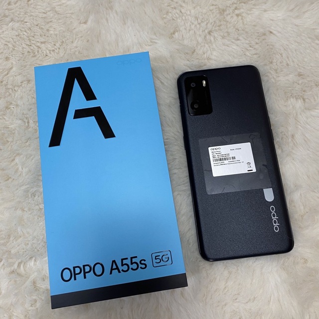 OPPO A55s 5G ブラック 64 GB SIMフリー