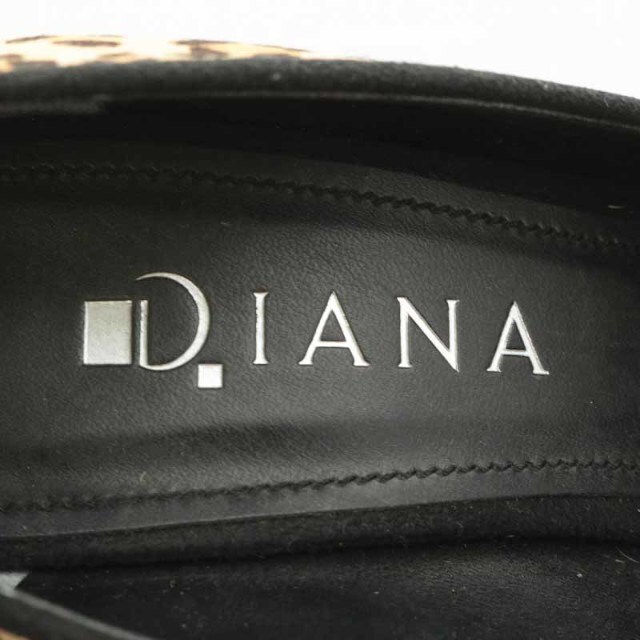 DIANA(ダイアナ)のダイアナ パンプス ハイヒール ハラコ レオパード 23.5cm ベージュ レディースの靴/シューズ(ハイヒール/パンプス)の商品写真
