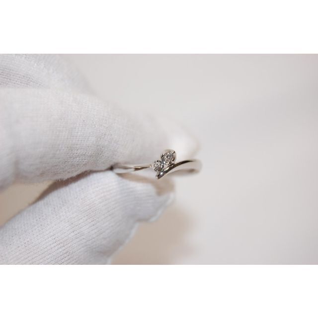 ４℃　ヨンドシー　Ｐｔ９５０　プラチナ　ダイヤモンド　リング　指輪　約１２号