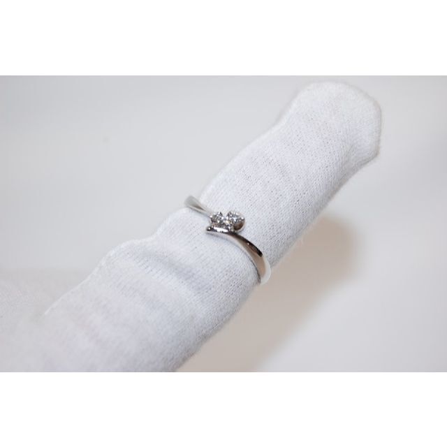 4℃(ヨンドシー)の４℃　ヨンドシー　Ｐｔ９５０　プラチナ　ダイヤモンド　リング　指輪　約１２号 レディースのアクセサリー(リング(指輪))の商品写真