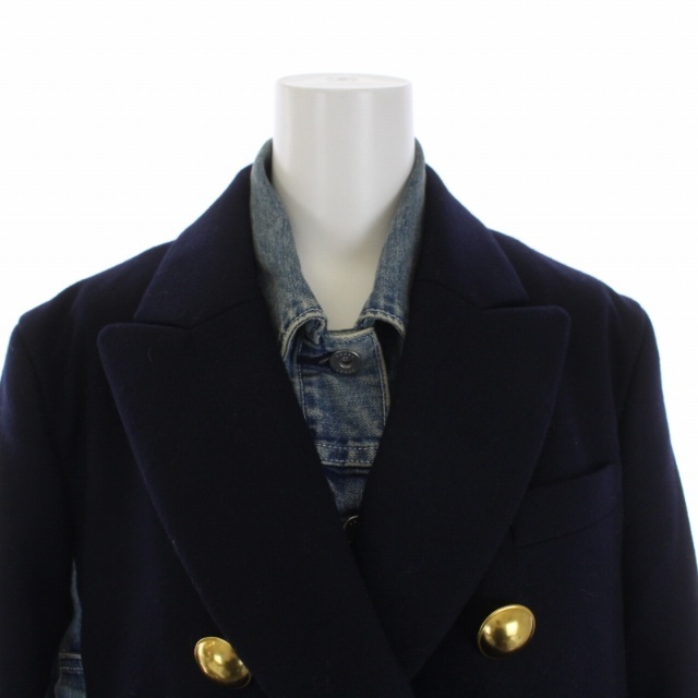 sacai(サカイ)のサカイ デニムミックスジャケット テーラードジャケット 切替 ウール 1 S 紺 レディースのジャケット/アウター(その他)の商品写真