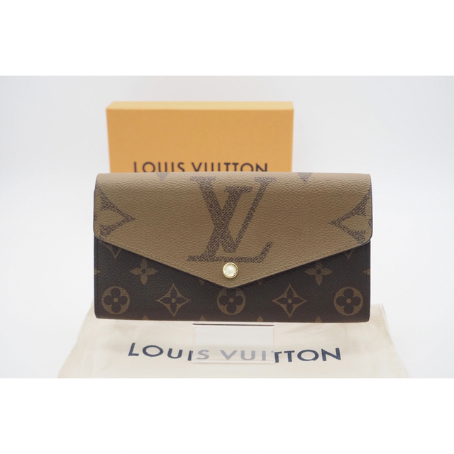 限定W特典付属 LOUIS VUITTON 二つ折り長財布 ポルトフォイユ サラ
