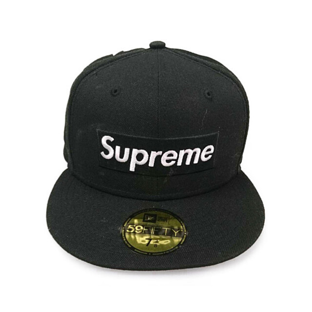 SUPREME シュプリーム 21AW New York Yankees Box Logo New Era ニューヨークヤンキース BOXロゴ キャップ
 ブラック 7 3/8 正規品 / B2792