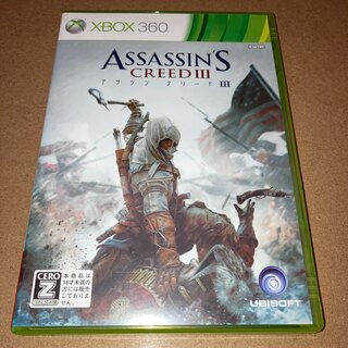 エックスボックス360(Xbox360)のアサシン クリードIII XB360(家庭用ゲームソフト)